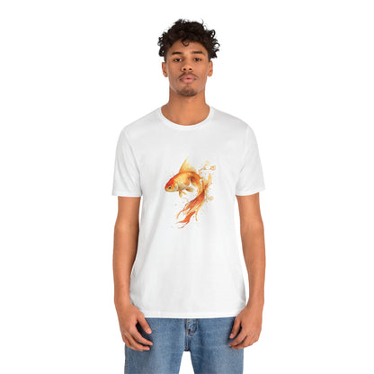 Goldfish Watercolor T-Shirt - Koi/Goldfish Art Tee