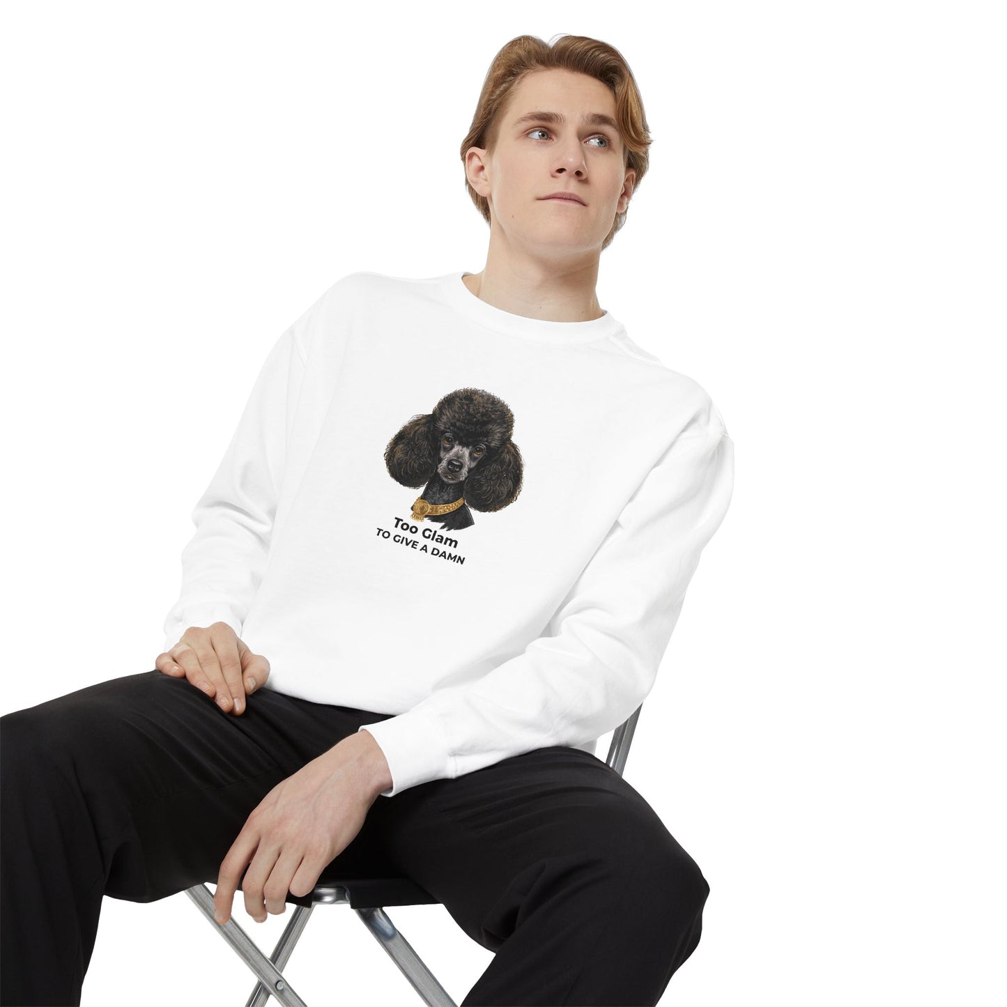 Poodle Portrait Sweatshirt | Poodle Gifts for Dog Lovers | Graphic Sweatshirt