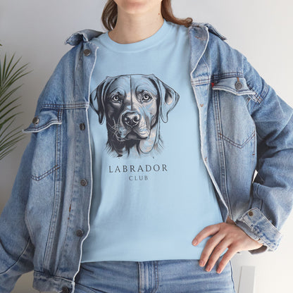 Labrador Portrait T-Shirt — Realistic Dog Illustration Tee