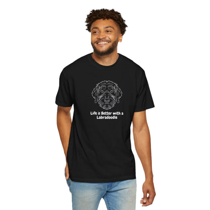 Life Is Better With a Labradoodle T-Shirt | Cute Dog Lover Gift Tee