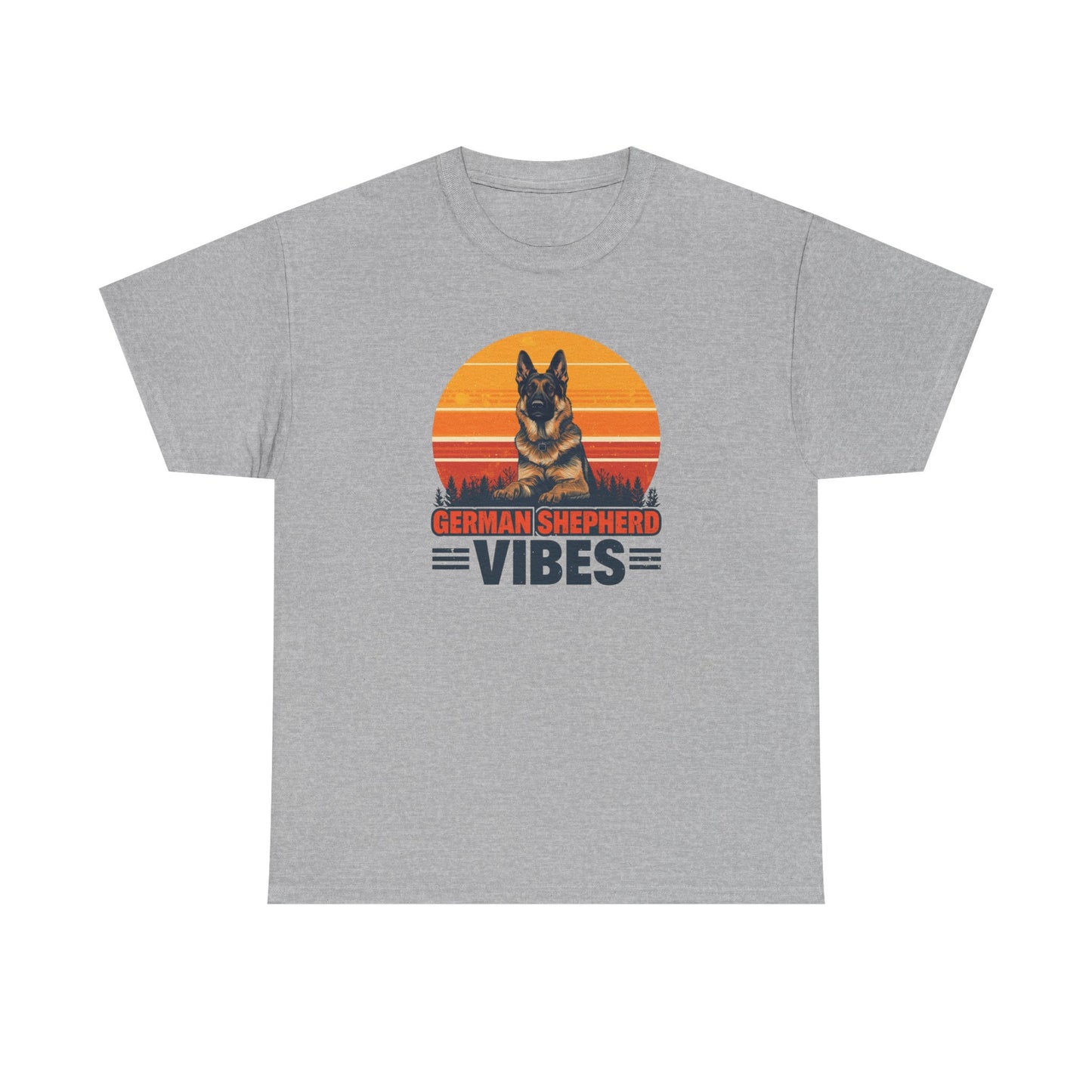 German Shepherd Vibes T-Shirt - Dog Lover Tee