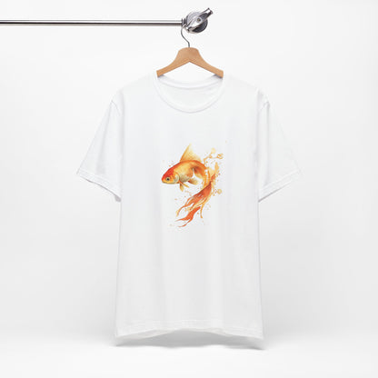 Goldfish Watercolor T-Shirt - Koi/Goldfish Art Tee