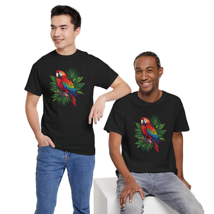 T-Shirt — Tropical Parrot Graphic Tee