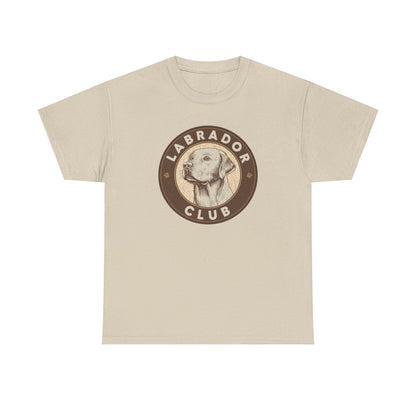 Labrador Club T‑Shirt - Retro Badge Dog Lover Tee