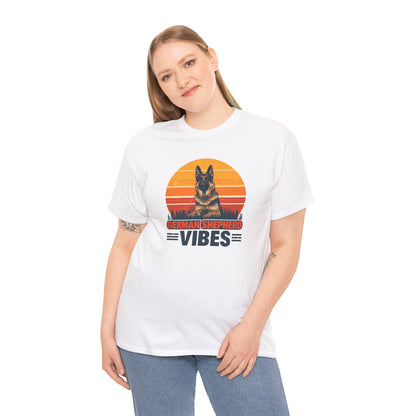 German Shepherd Vibes T-Shirt - Dog Lover Tee