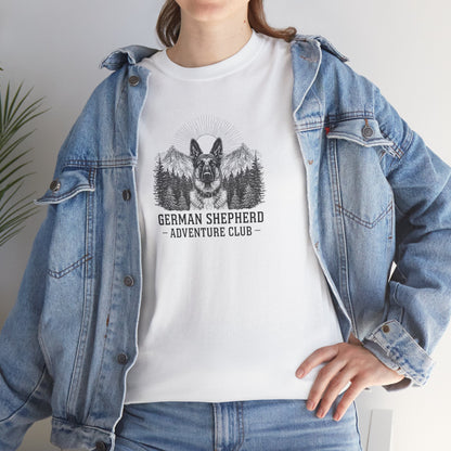 German Shepherd Adventure Club T-Shirt - Outdoor Dog Lover Tee