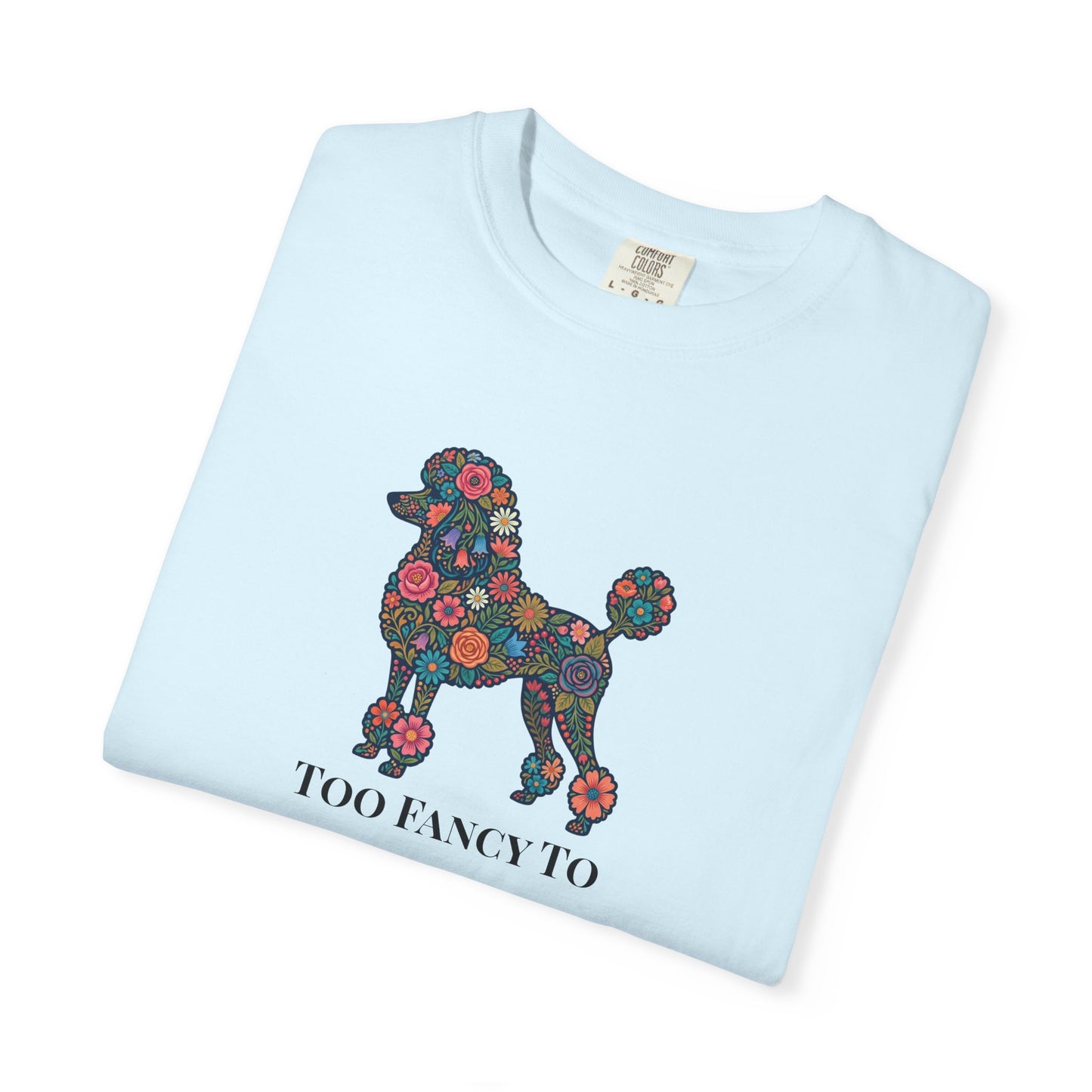 Poodle Floral Tee | Poodle Mom Shirt | Funny Dog Graphic Tee