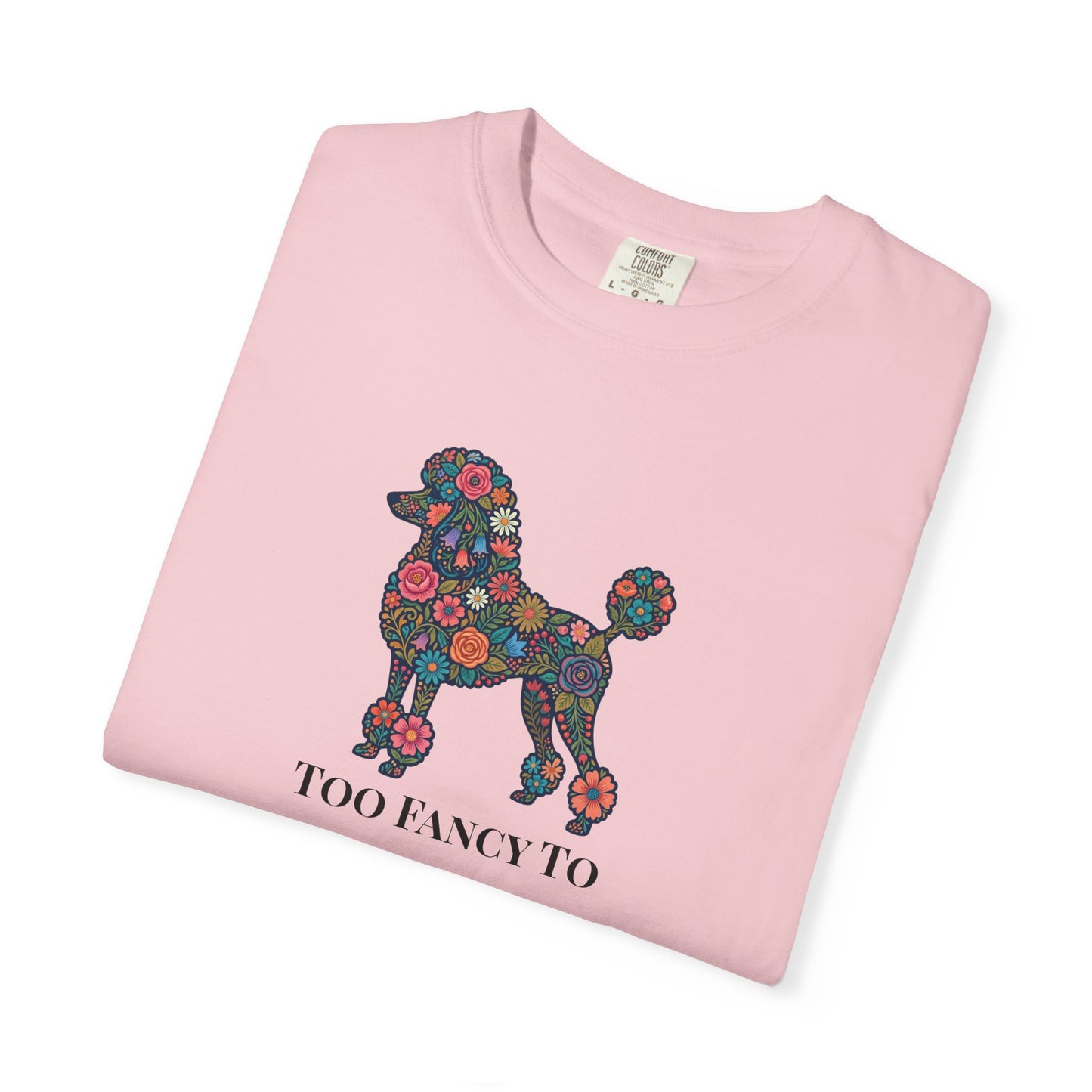 Poodle Floral Tee | Poodle Mom Shirt | Funny Dog Graphic Tee
