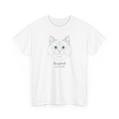 Ragdoll Cat Tee — Minimalist Ragdoll Cat Illustration T-Shirt