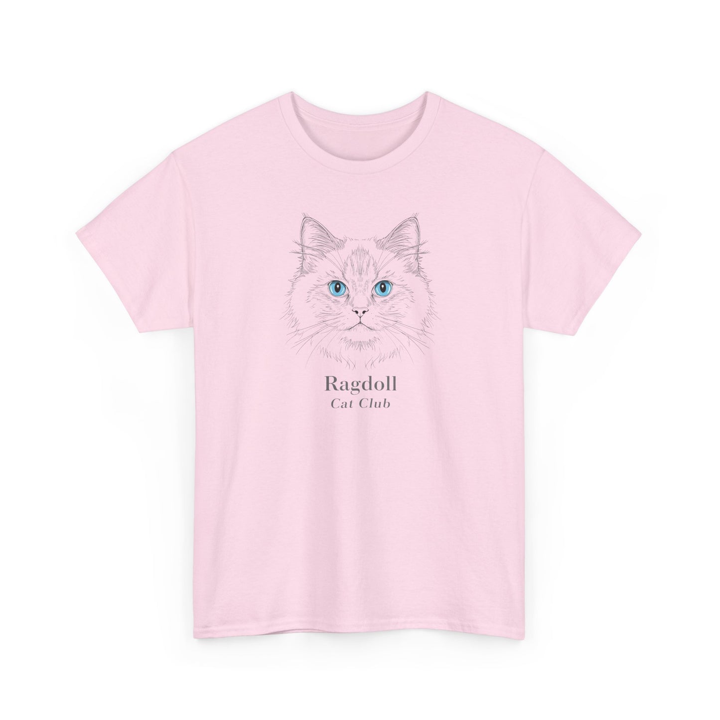 Ragdoll Cat Tee — Minimalist Ragdoll Cat Illustration T-Shirt