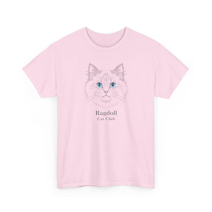 Ragdoll Cat Tee — Minimalist Ragdoll Cat Illustration T-Shirt