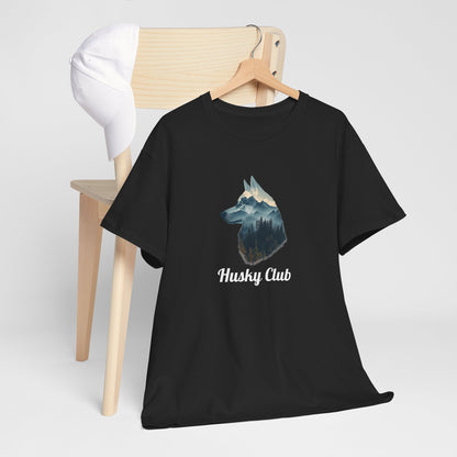 Wolf Silhouette Tee - Mountain Landscape Graphic T-Shirt