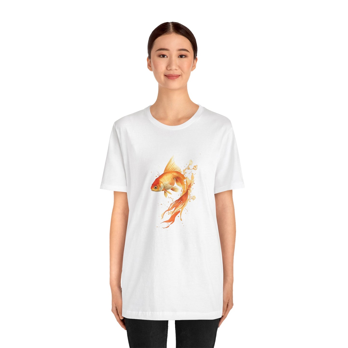 Goldfish Watercolor T-Shirt - Koi/Goldfish Art Tee