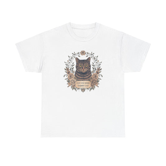 Cat Lover T‑Shirt - "Not Your Ordinary Tabby Cat" Vintage Floral Design