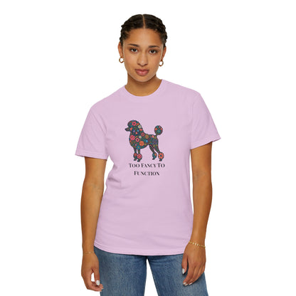 Poodle Floral Tee | Poodle Mom Shirt | Funny Dog Graphic Tee