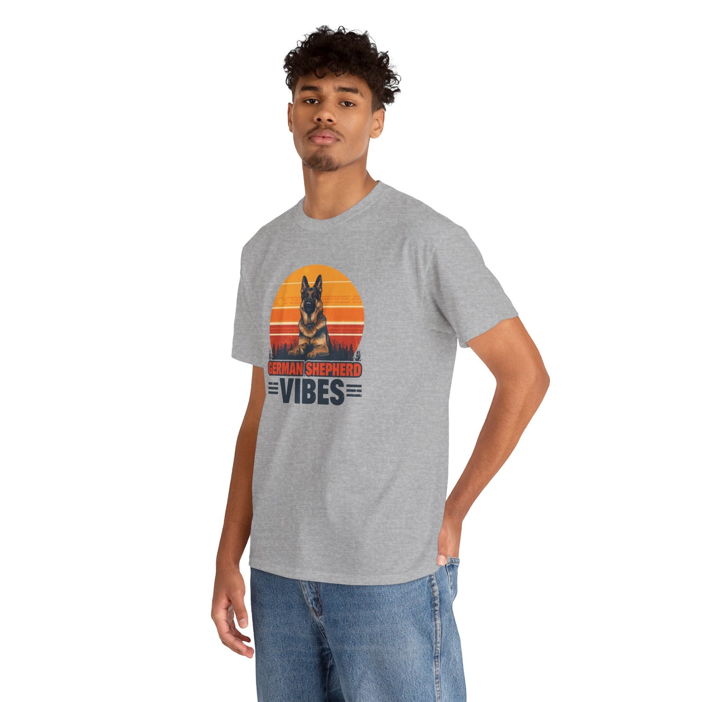 German Shepherd Vibes T-Shirt - Dog Lover Tee