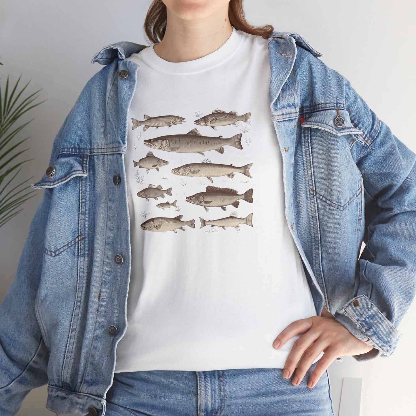 Fish Species Tee - Vintage Marine Fish Illustration T-Shirt