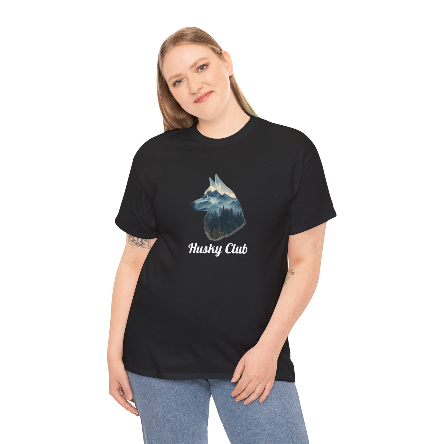Wolf Silhouette Tee - Mountain Landscape Graphic T-Shirt
