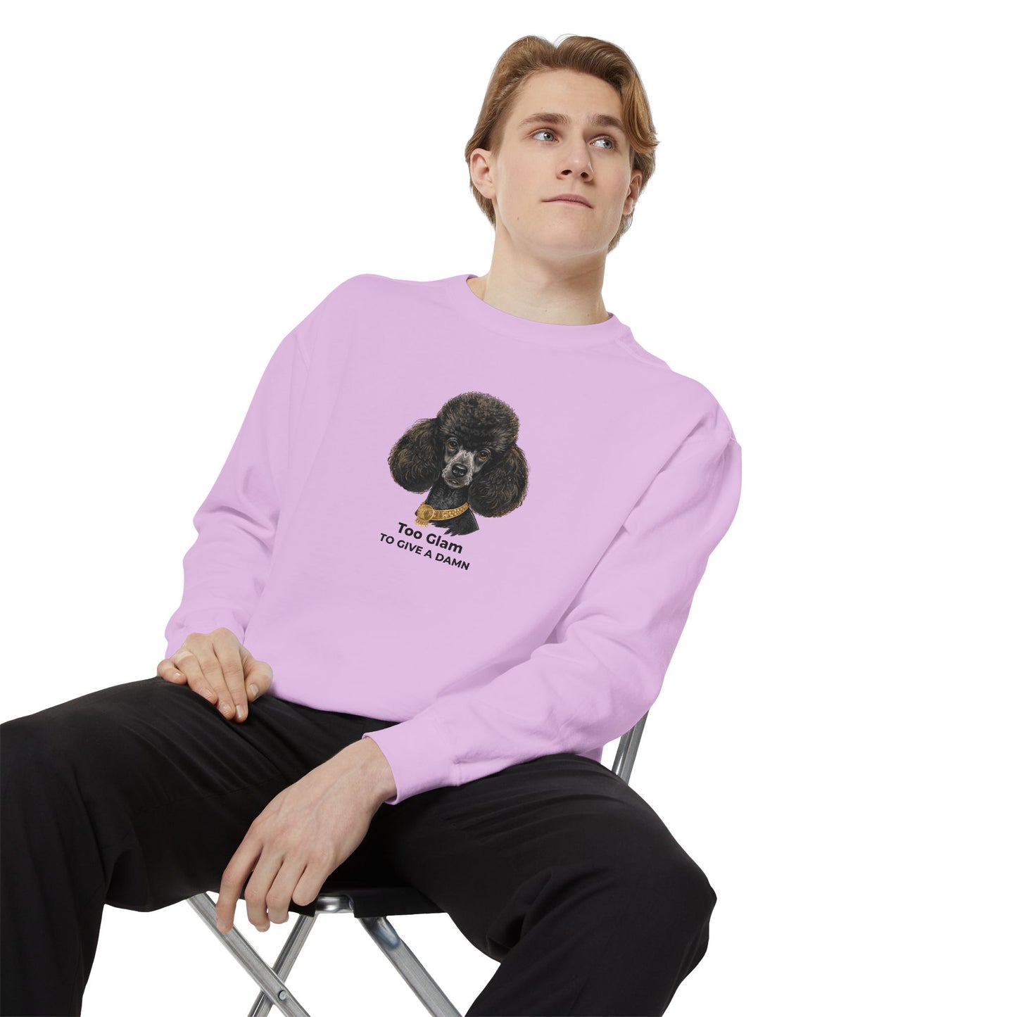 Poodle Portrait Sweatshirt | Poodle Gifts for Dog Lovers | Graphic Sweatshirt