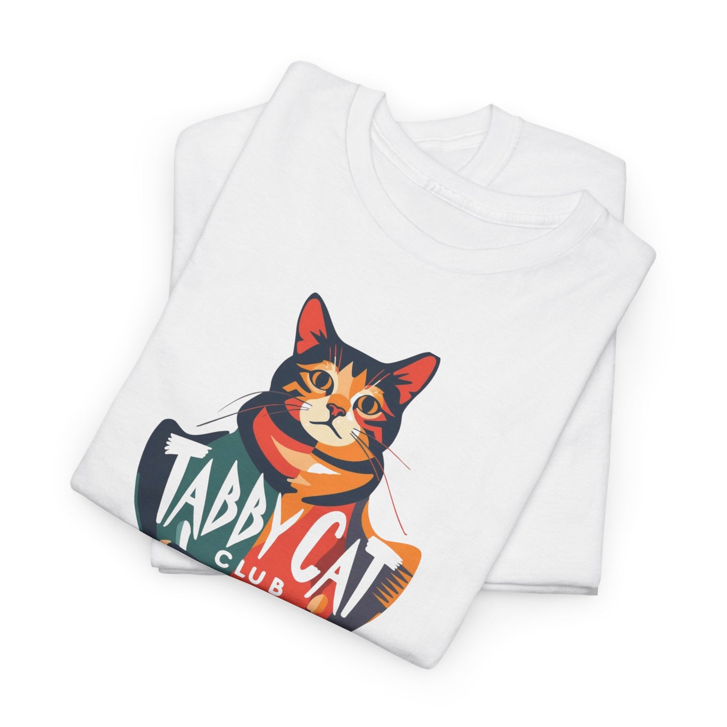 Taddy Cat Club T-Shirt — Cute Tabby Cat Graphic Tee