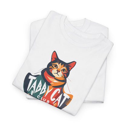 Taddy Cat Club T-Shirt — Cute Tabby Cat Graphic Tee