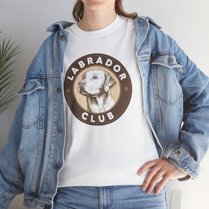 Labrador Club T‑Shirt - Retro Badge Dog Lover Tee