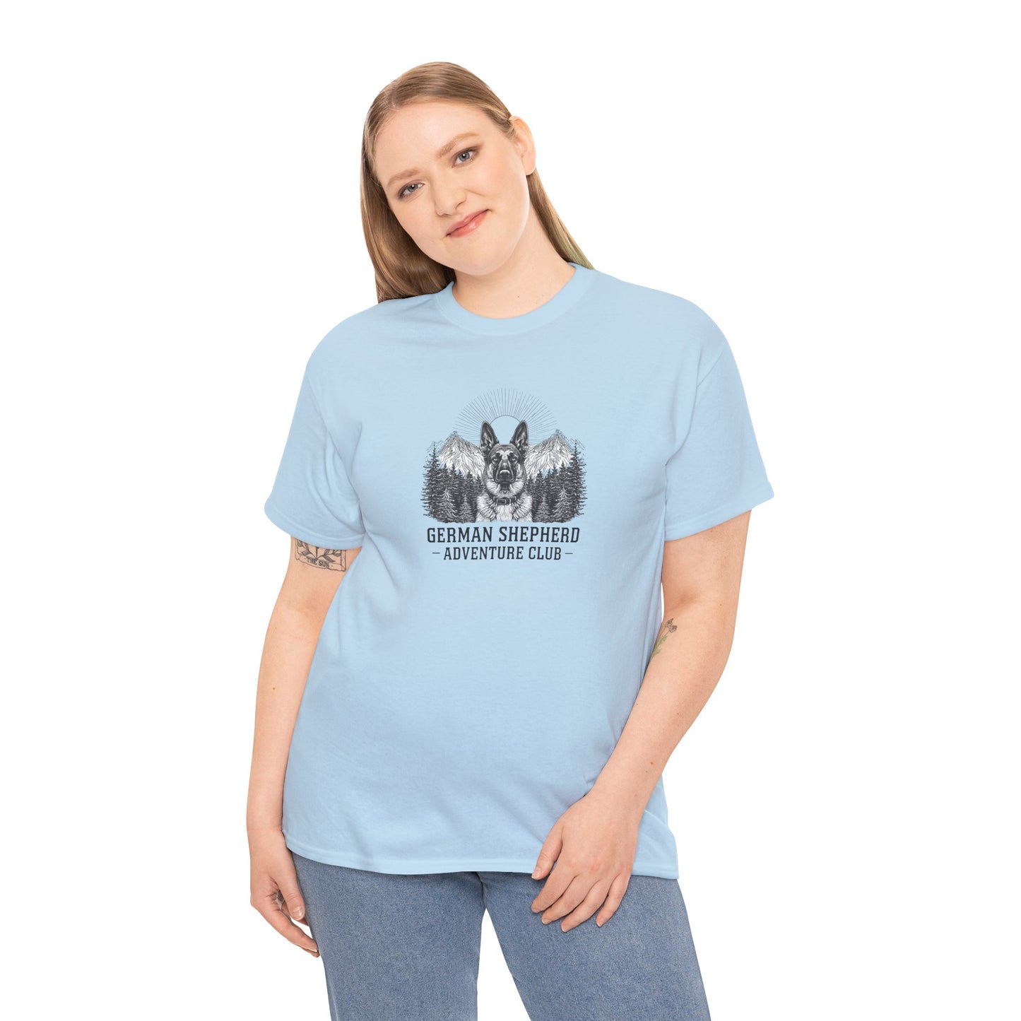 German Shepherd Adventure Club T-Shirt - Outdoor Dog Lover Tee