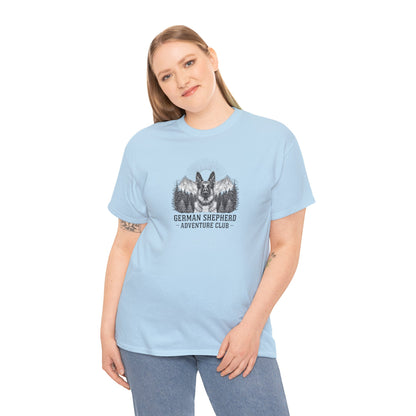 German Shepherd Adventure Club T-Shirt - Outdoor Dog Lover Tee