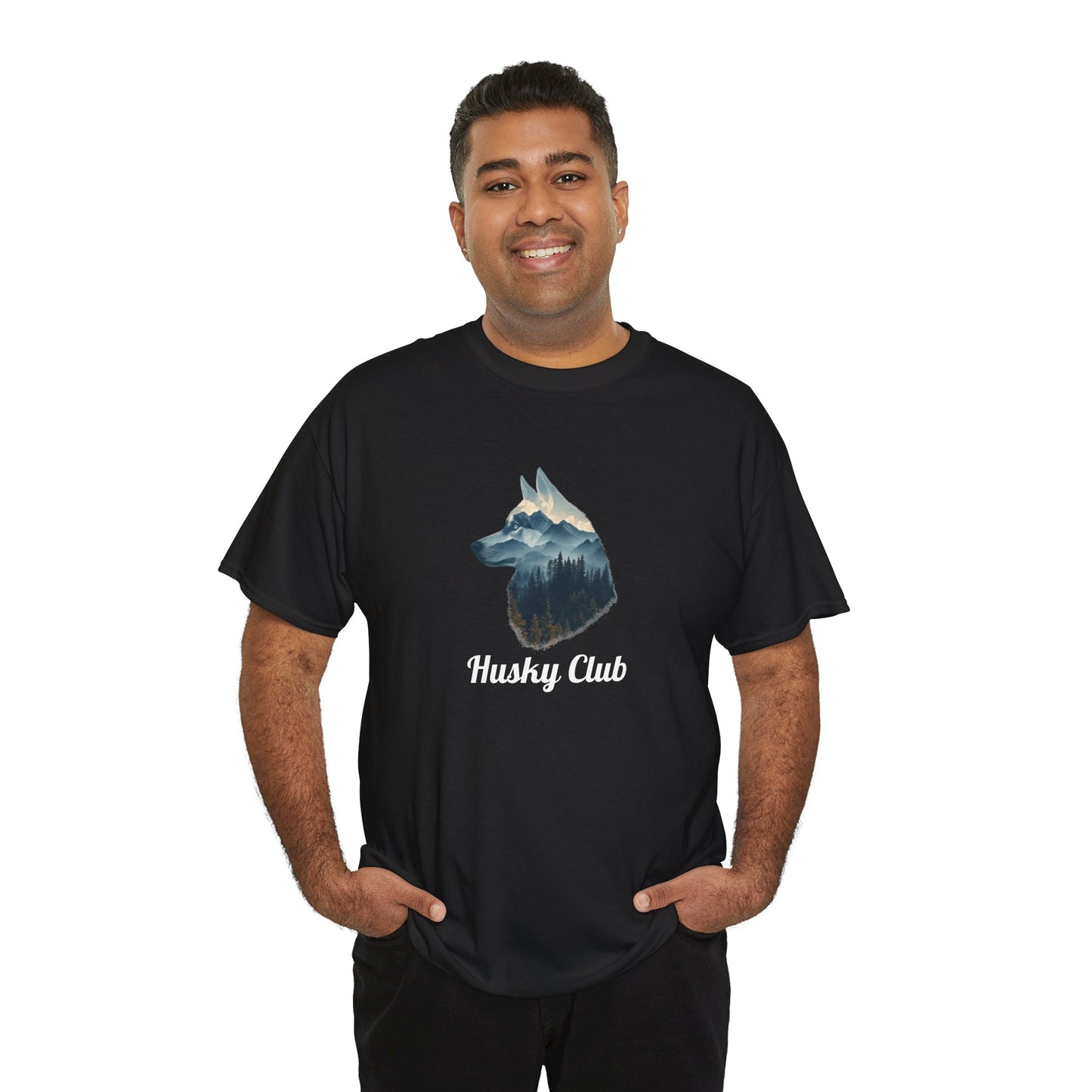 Wolf Silhouette Tee - Mountain Landscape Graphic T-Shirt