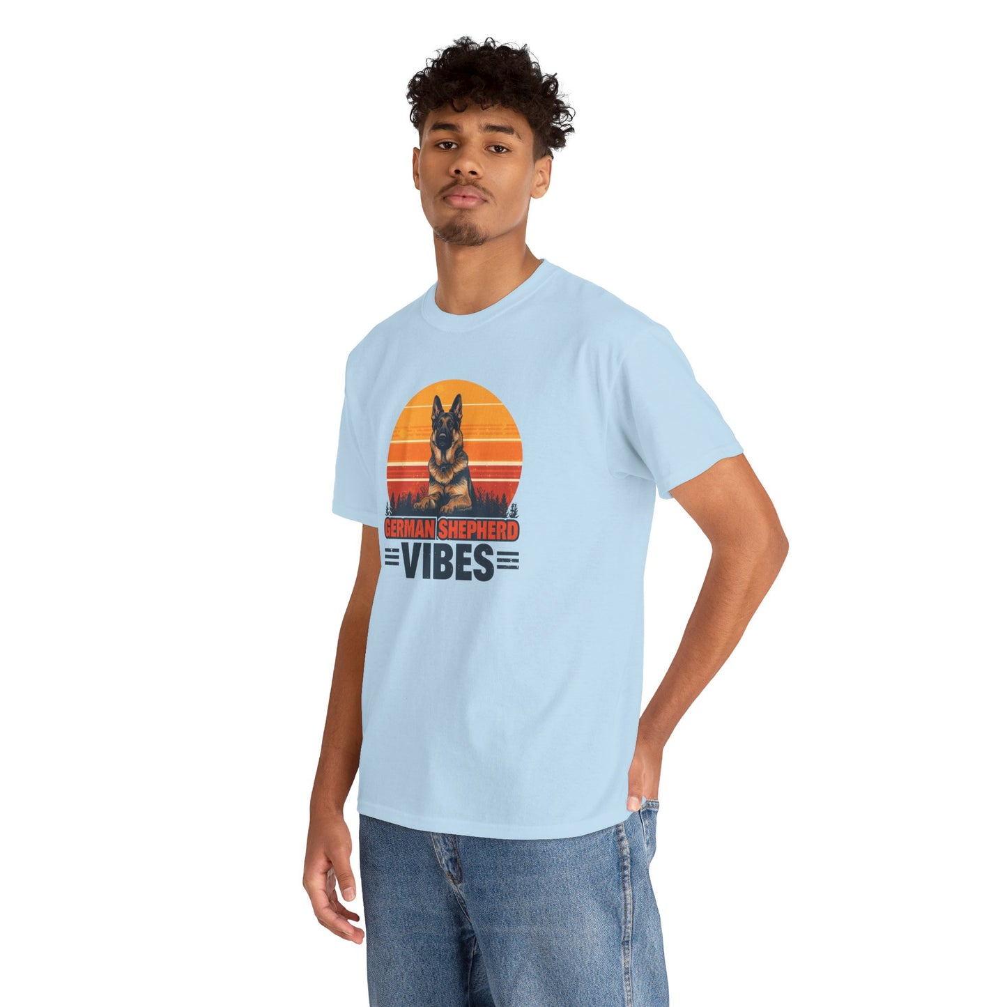 German Shepherd Vibes T-Shirt - Dog Lover Tee