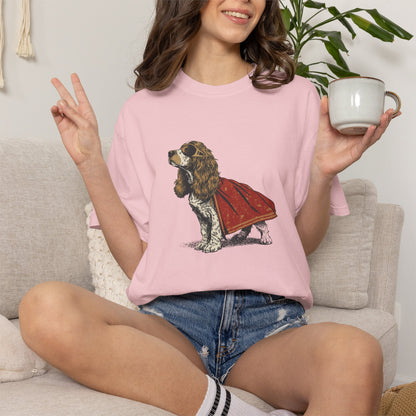 Cape & Curls: Cocker Spaniel Hero Tee