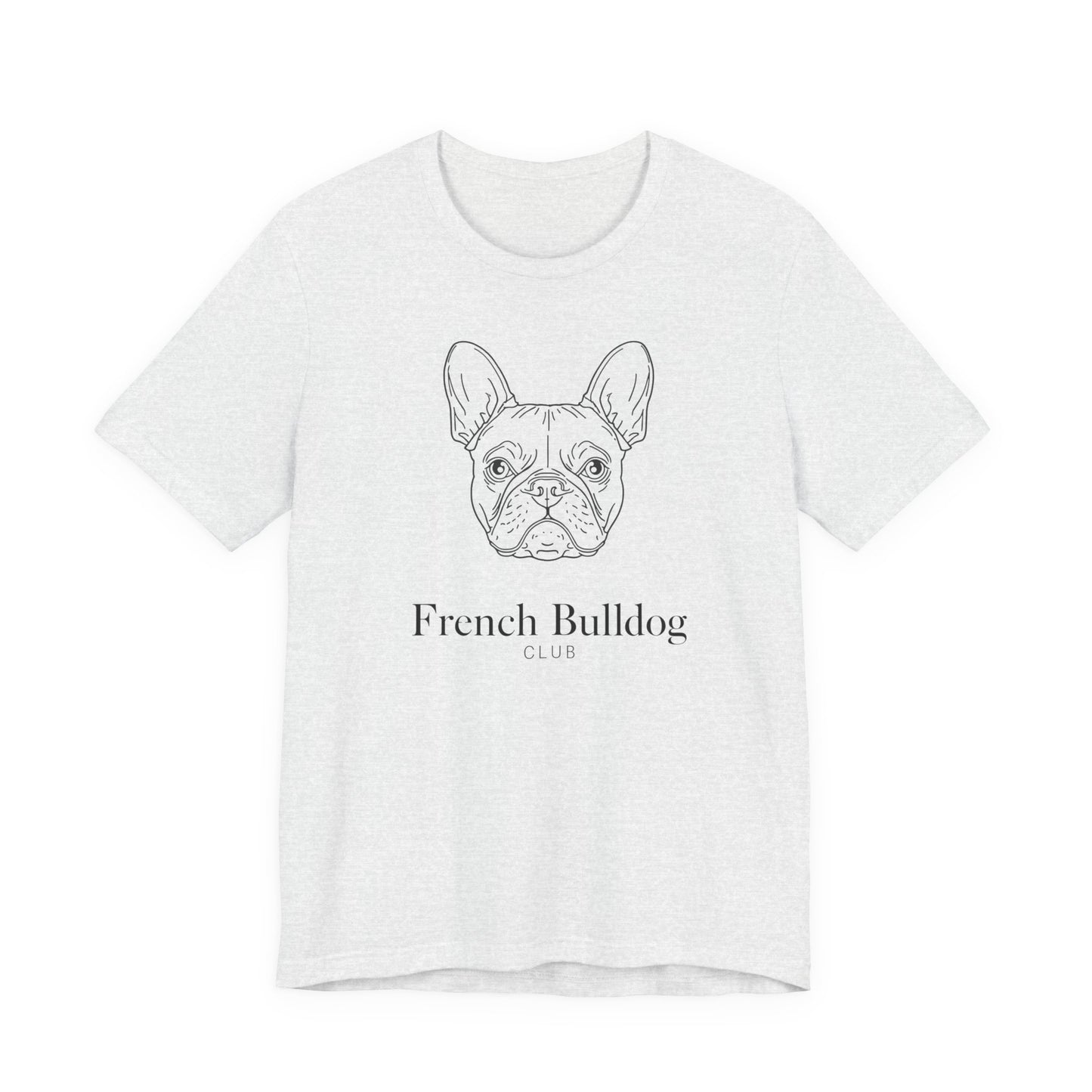 French Bulldog Tee - 'French Bulldog Club' Minimalist Dog Lover Shirt