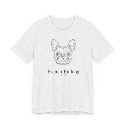 French Bulldog Tee - 'French Bulldog Club' Minimalist Dog Lover Shirt