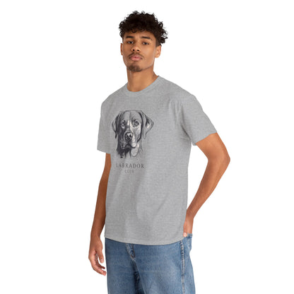 Labrador Portrait T-Shirt — Realistic Dog Illustration Tee