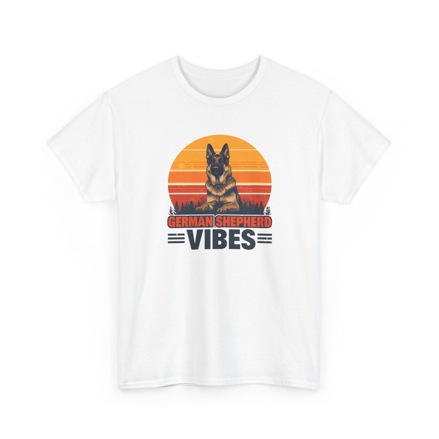 German Shepherd Vibes T-Shirt - Dog Lover Tee