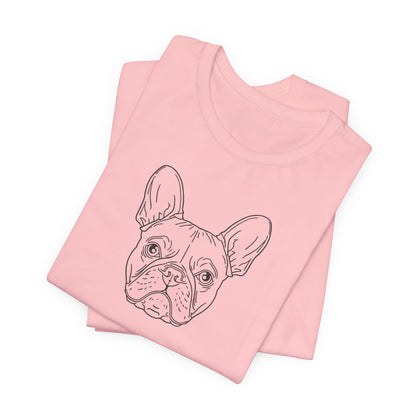 French Bulldog Tee - 'French Bulldog Club' Minimalist Dog Lover Shirt