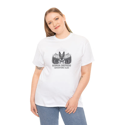 German Shepherd Adventure Club T-Shirt - Outdoor Dog Lover Tee