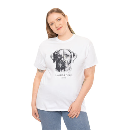 Labrador Portrait T-Shirt — Realistic Dog Illustration Tee
