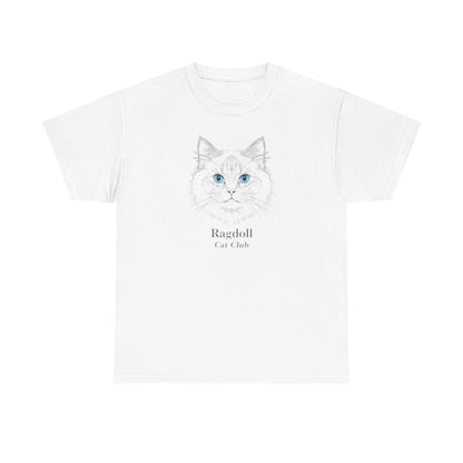 Ragdoll Cat Tee — Minimalist Ragdoll Cat Illustration T-Shirt