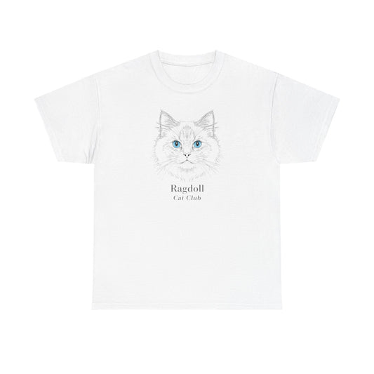 Ragdoll Cat Tee — Minimalist Ragdoll Cat Illustration T-Shirt