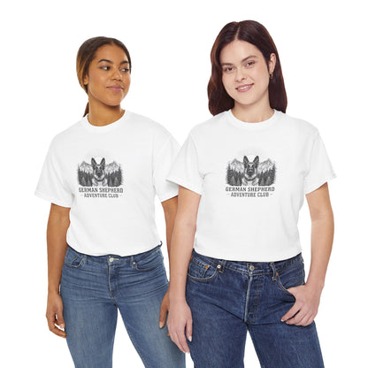 German Shepherd Adventure Club T-Shirt - Outdoor Dog Lover Tee