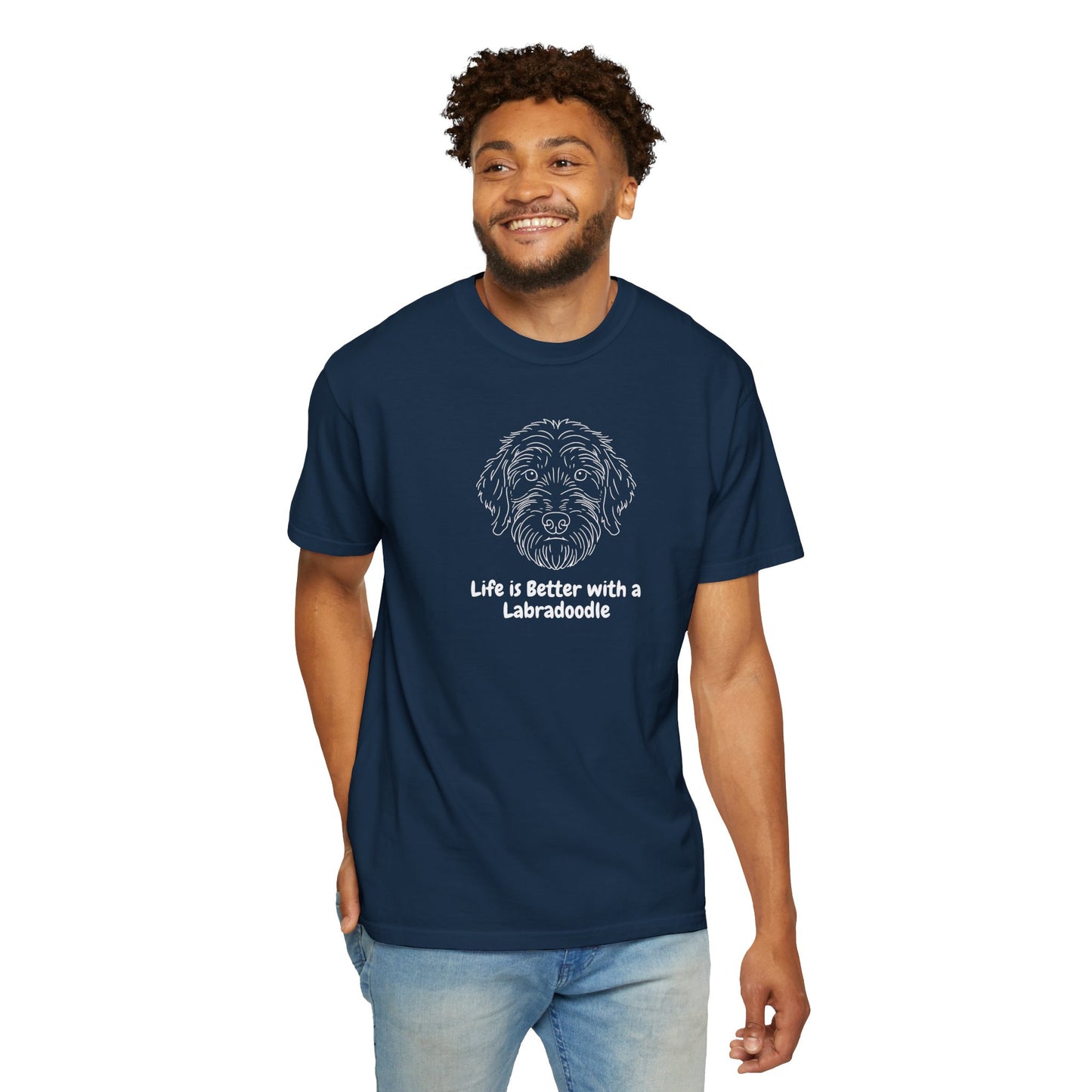 Life Is Better With a Labradoodle T-Shirt | Cute Dog Lover Gift Tee