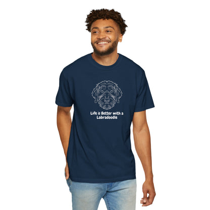 Life Is Better With a Labradoodle T-Shirt | Cute Dog Lover Gift Tee