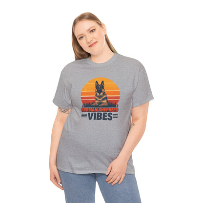 German Shepherd Vibes T-Shirt - Dog Lover Tee
