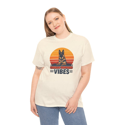 German Shepherd Vibes T-Shirt - Dog Lover Tee