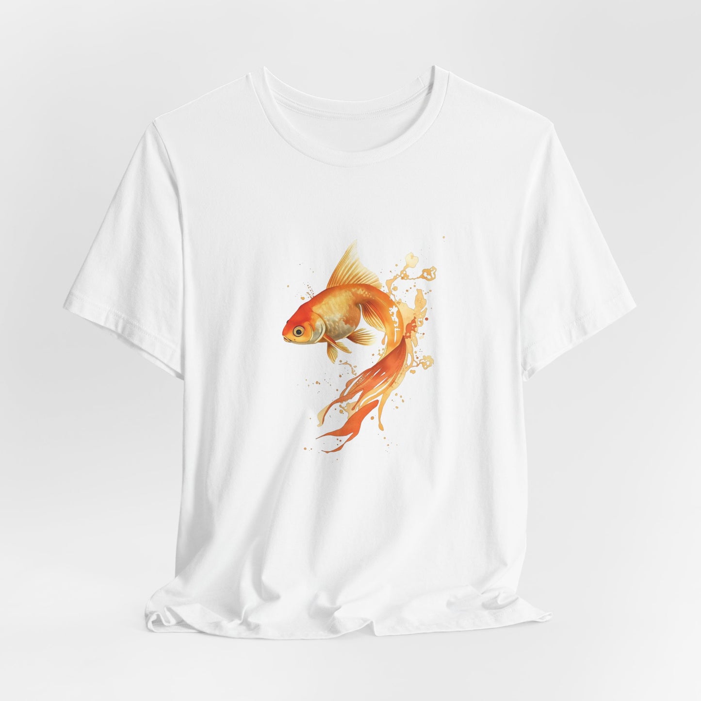 Goldfish Watercolor T-Shirt - Koi/Goldfish Art Tee