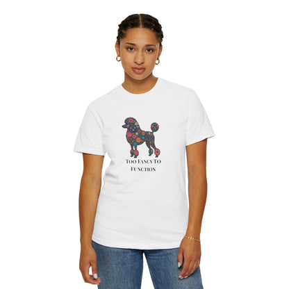 Poodle Floral Tee | Poodle Mom Shirt | Funny Dog Graphic Tee
