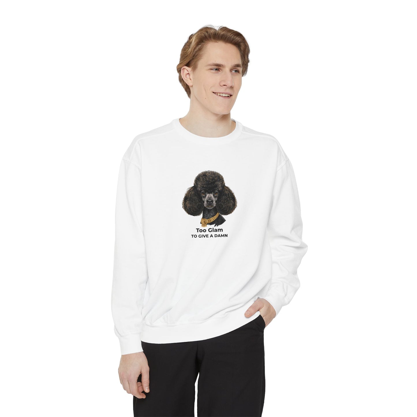 Poodle Portrait Sweatshirt | Poodle Gifts for Dog Lovers | Graphic Sweatshirt