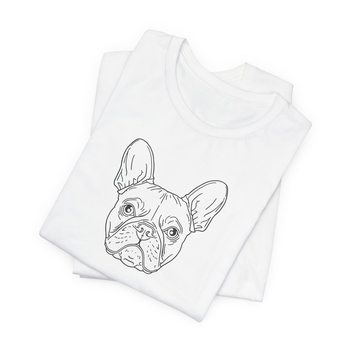 French Bulldog Tee - 'French Bulldog Club' Minimalist Dog Lover Shirt