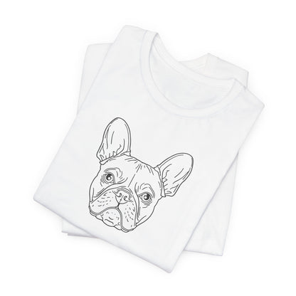 French Bulldog Tee - 'French Bulldog Club' Minimalist Dog Lover Shirt